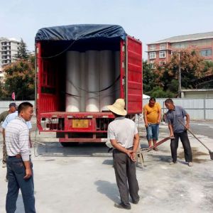 河南漯河長城路玻纖布施工